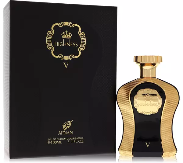 Afnan Highness V Black EDP W - La casa del perfume Miami